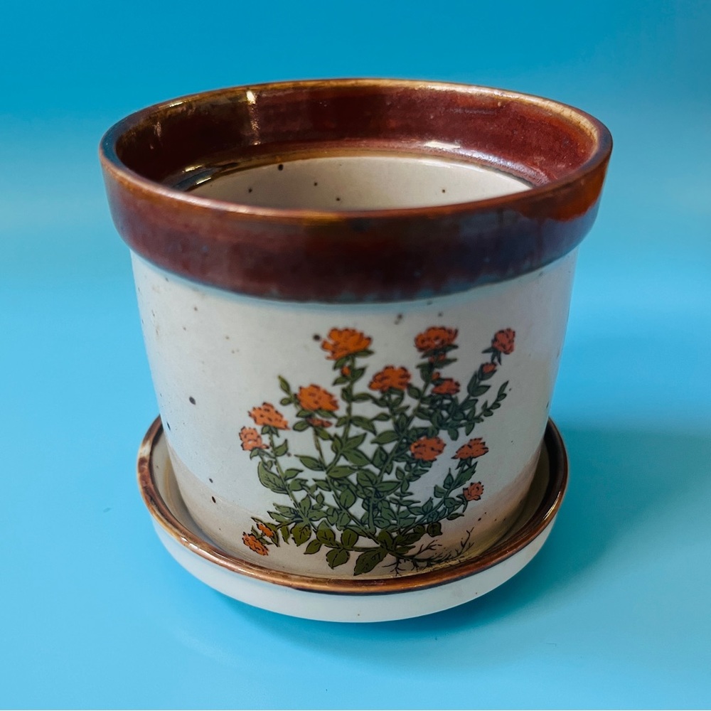 Adorable Tiny Vintage Retro Takahashi Japanese Planter